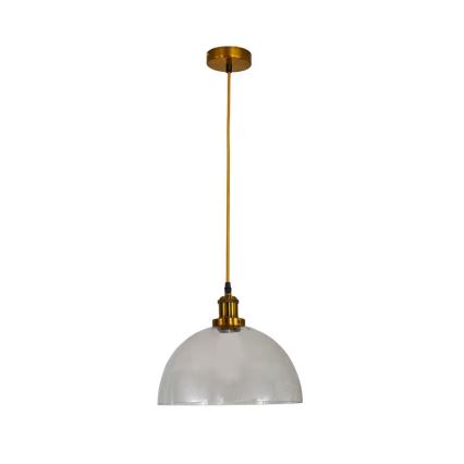 Ljuskrona med textilsladd 1xE27/60W/230V diameter 30 cm