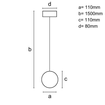 Ljuskrona med textilsladd 1xGU10/10W/230V ask/massivt trä svart