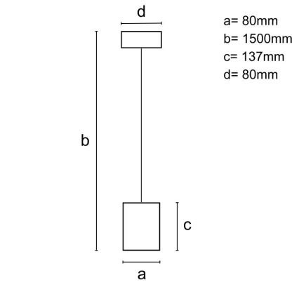 Ljuskrona med textilsladd 1xGU10/10W/230V ask/massivt trä svart