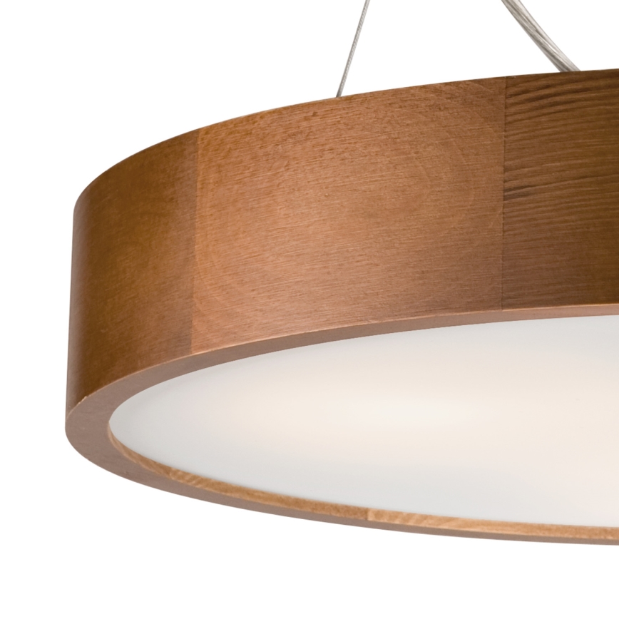 Ljuskrona med textilsladd 3xE27/60W/230V ø 47 cm tall - FSC certifierade
