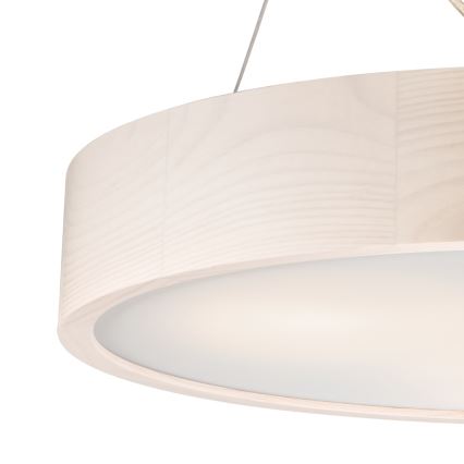 Ljuskrona med textilsladd 3xE27/60W/230V ø 47 cm tall - FSC certifierade
