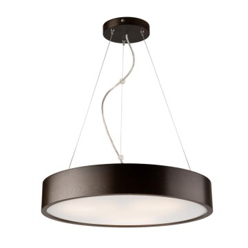 Ljuskrona med textilsladd 3xE27/60W/230V ø 47 cm tall - FSC certifierade