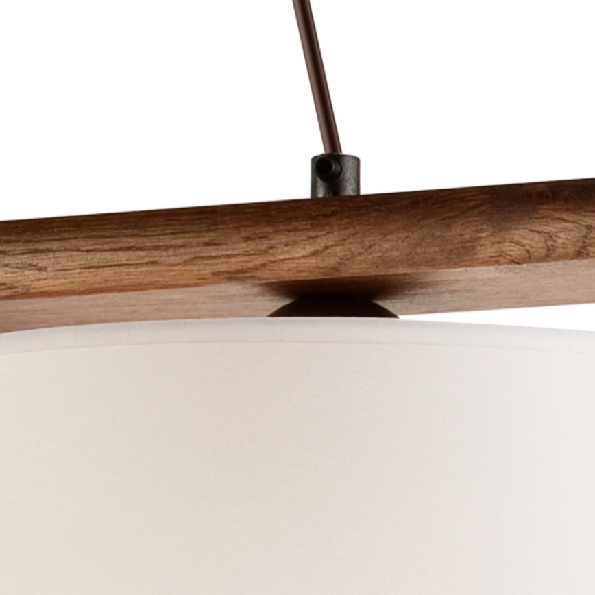 Ljuskrona med textilsladd AIDA 2xE27/60W/230V - FSC certifierade
