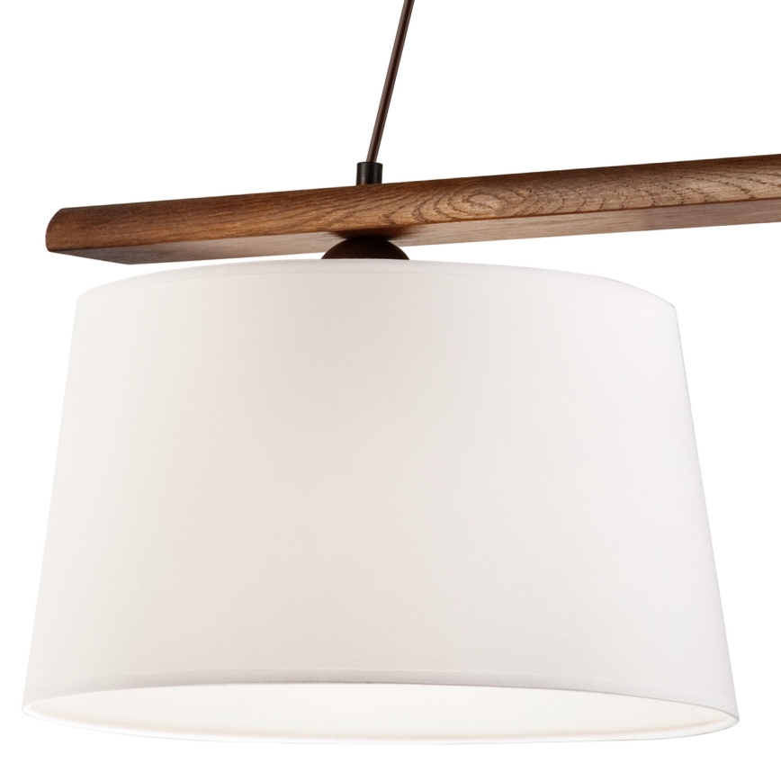 Ljuskrona med textilsladd AIDA 2xE27/60W/230V - FSC certifierade