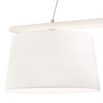 Ljuskrona med textilsladd AIDA 2xE27/60W/230V ek