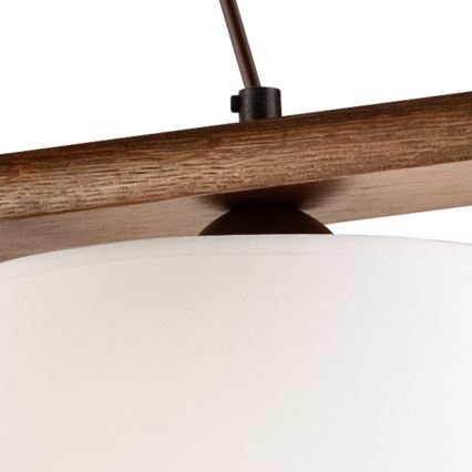Ljuskrona med textilsladd AIDA 3xE27/60W/230V - FSC certifierade
