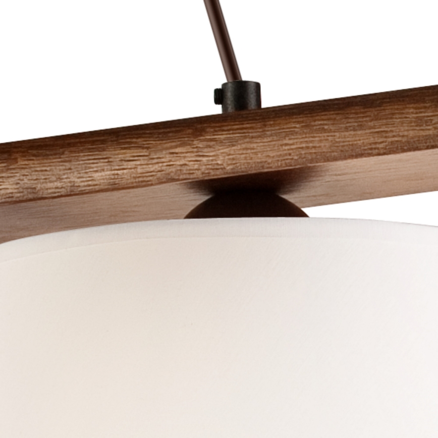 Ljuskrona med textilsladd AIDA 3xE27/60W/230V - FSC certifierade