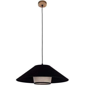 Ljuskrona med textilsladd AMIGO 1xE27/60W/230V ek – FSC certifierade