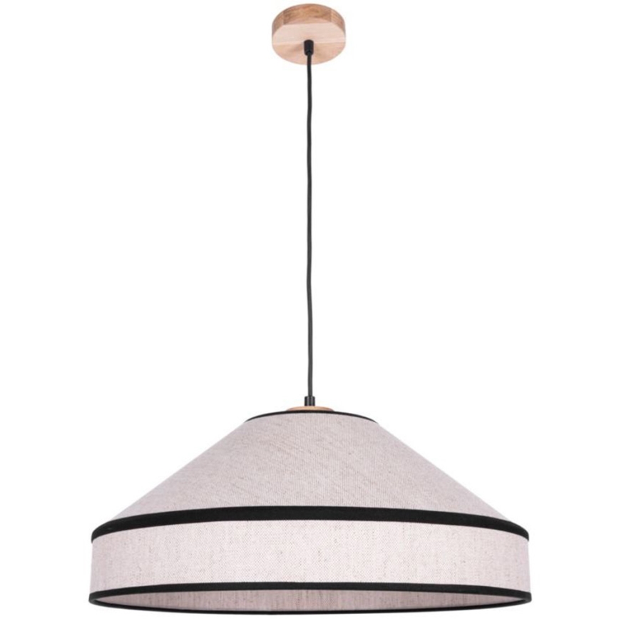 Ljuskrona med textilsladd AMIGO 1xE27/60W/230V ek – FSC certifierade
