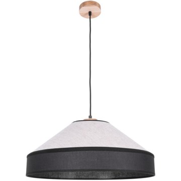 Ljuskrona med textilsladd AMIGO 1xE27/60W/230V ek – FSC certifierade