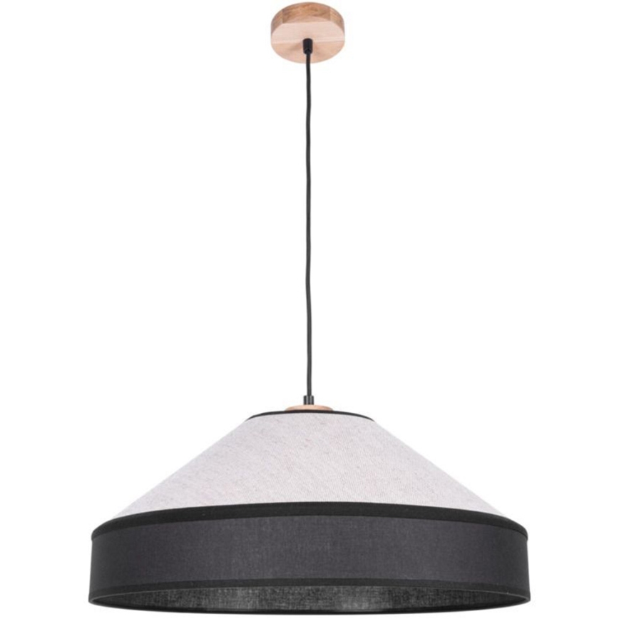 Ljuskrona med textilsladd AMIGO 1xE27/60W/230V ek – FSC certifierade