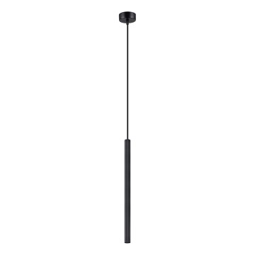 Ljuskrona med textilsladd ARCHE 1xG9/8W/230V svart