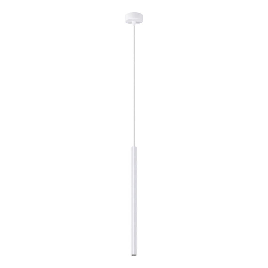 Ljuskrona med textilsladd ARCHE 1xG9/8W/230V vit