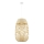 Ljuskrona med textilsladd ARONA 1xG9/9W/230V diameter 40 cm rotting/beige
