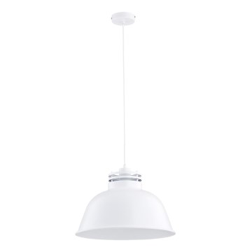 Ljuskrona med textilsladd ARRIZO 1xE27/15W/230V vit