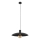 Ljuskrona med textilsladd ASTRA 1xE27/15W/230V diameter 41 cm svart