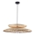 Ljuskrona med textilsladd BALI 1xE27/20W/230V diameter 60 cm bambu
