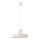 Ljuskrona med textilsladd BILO 1xE27/15W/230V diameter 35 cm grädde