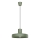 Ljuskrona med textilsladd BILO 1xE27/15W/230V diameter 35 cm grön