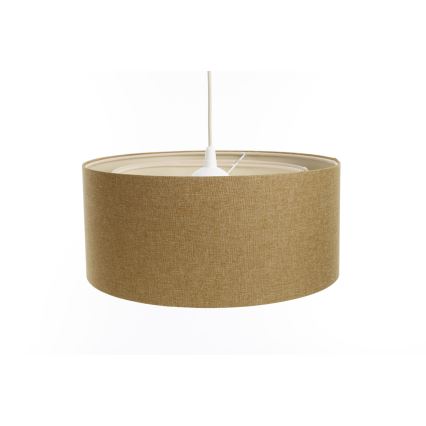 Ljuskrona med textilsladd BOHO TRINITI 1xE27/60W/230V brun