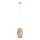 Ljuskrona med textilsladd BURI 1xE27/15W/230V beige