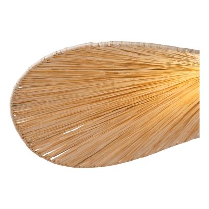Ljuskrona med textilsladd CALYPSO 1xE27/40W/230V diameter 70 cm bambu