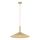 Ljuskrona med textilsladd CAPRI 1xE27/15W/230V diameter 50 cm guld