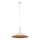 Ljuskrona med textilsladd CAPRI 1xE27/15W/230V diameter 50 cm vit/koppar