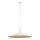 Ljuskrona med textilsladd CAPRI 1xE27/15W/230V diameter 70 cm vit/guld