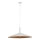 Ljuskrona med textilsladd CAPRI 1xE27/15W/230V diameter 70 cm vit/koppar