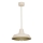 Ljuskrona med textilsladd CLASS 1xE27/15W/230V beige