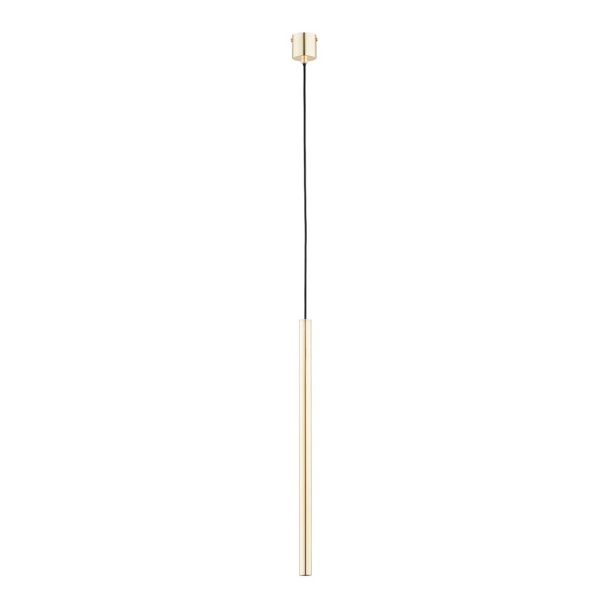 Ljuskrona med textilsladd COLLET 1xG9/40W/230V guld