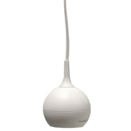 Ljuskrona med textilsladd COLM 1xGU10/30W/230V vit