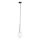 Ljuskrona med textilsladd DAISY 1xG9/12W/230V diameter 14 cm guld/svart/vit
