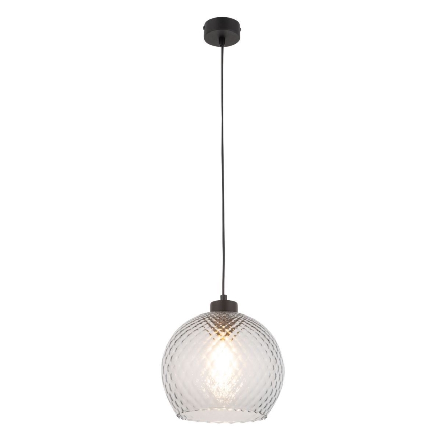Ljuskrona med textilsladd DEVON 1xE27/15W/230V