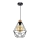 Ljuskrona med textilsladd DIAMENT 1xE27/60W/230V ek – FSC certifierade