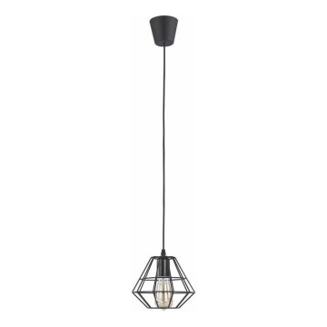 Ljuskrona med textilsladd DIAMOND 1xE27/15W/230V
