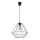 Ljuskrona med textilsladd DIAMOND 1xE27/60W/230V