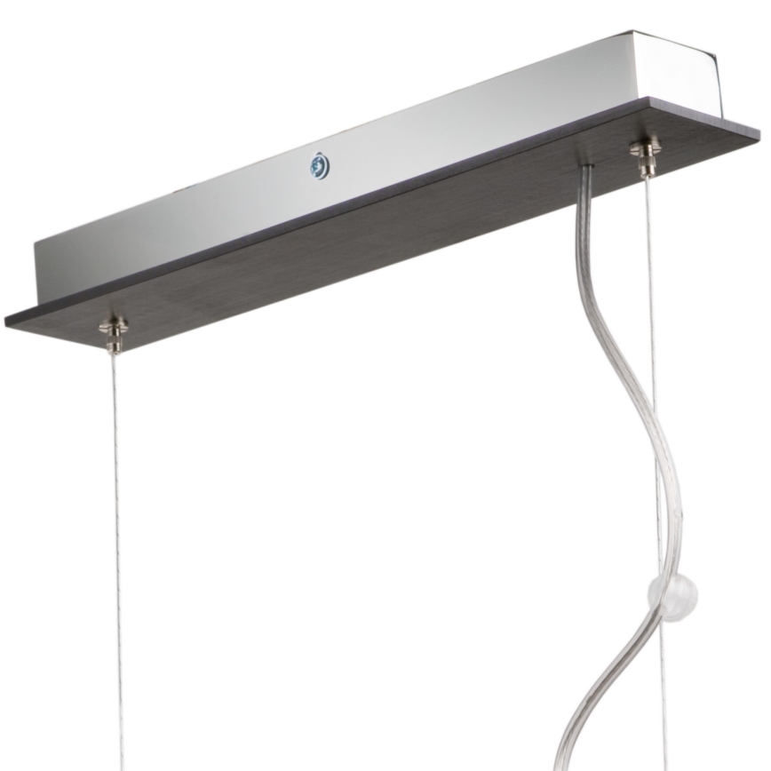 Ljuskrona med textilsladd ELA 3xE27/60W/230V bok - FSC certifierade