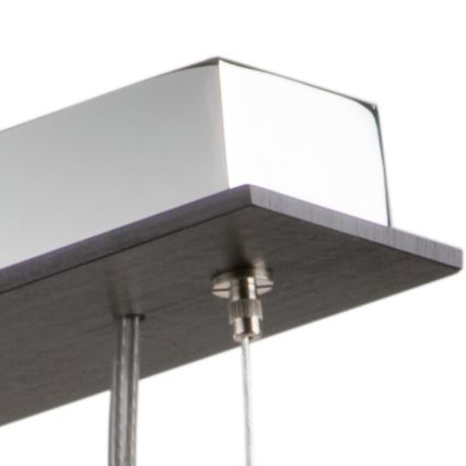 Ljuskrona med textilsladd ELA 3xE27/60W/230V bok - FSC certifierade