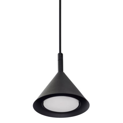 Ljuskrona med textilsladd ETNA 1xGX53/15W/230V svart