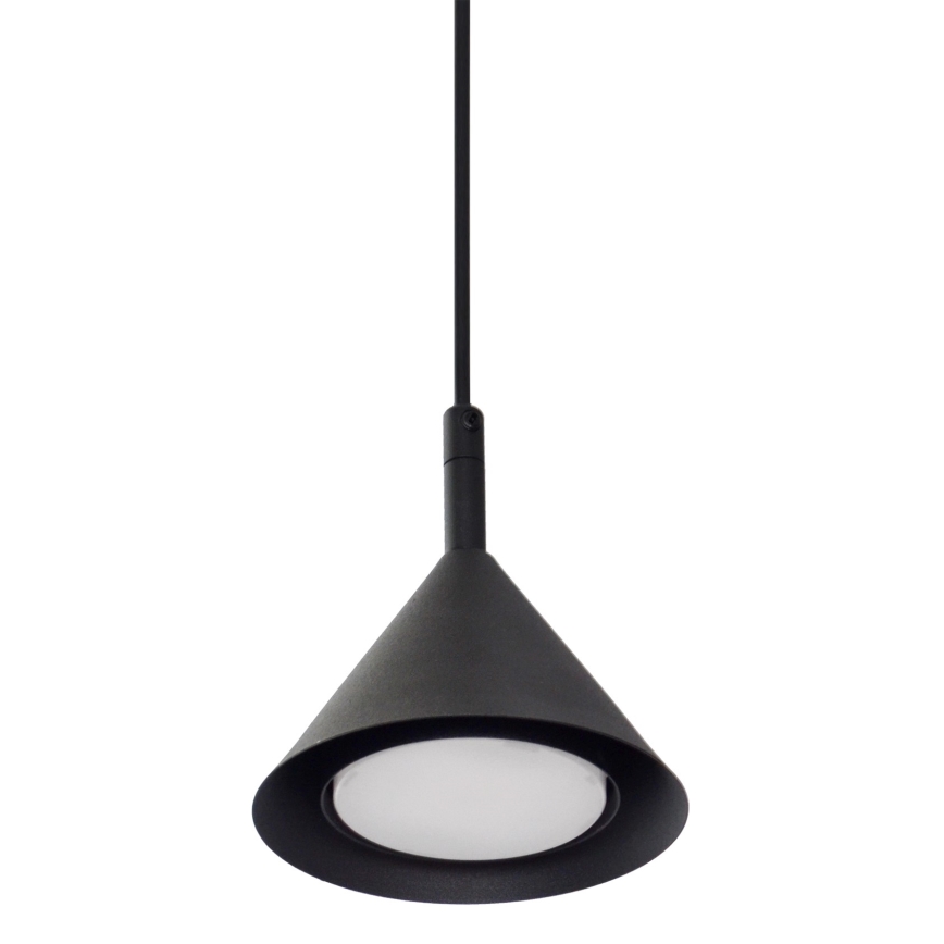 Ljuskrona med textilsladd ETNA 1xGX53/15W/230V svart