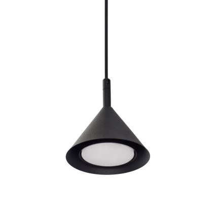 Ljuskrona med textilsladd ETNA 2xGX53/15W/230V svart