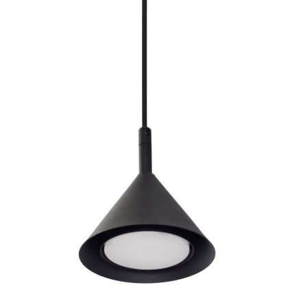 Ljuskrona med textilsladd ETNA 3xGX53/10W/230V svart