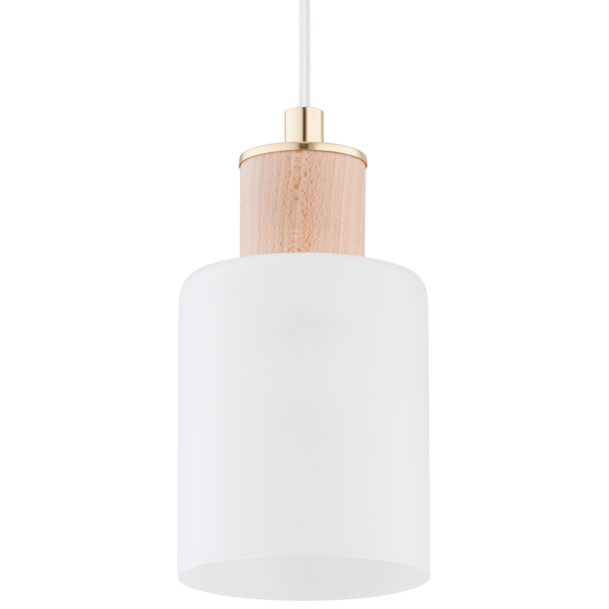 Ljuskrona med textilsladd EVIC 3xE27/60W/230V