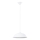 Ljuskrona med textilsladd FRIKA 1xE27/15W/230V diameter 34 cm vit