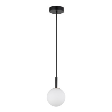 Ljuskrona med textilsladd GAMA 1xG9/12W/230V svart