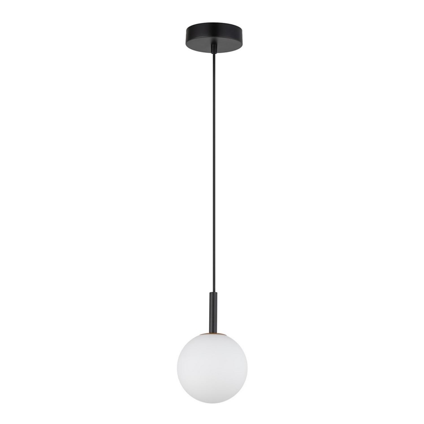 Ljuskrona med textilsladd GAMA 1xG9/12W/230V svart