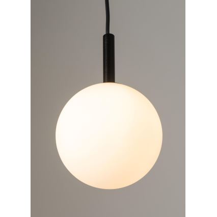 Ljuskrona med textilsladd GAMA 1xG9/12W/230V svart