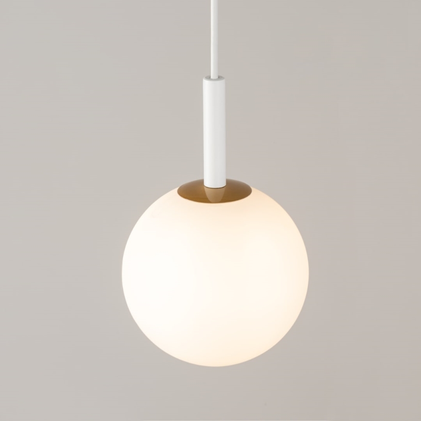 Ljuskrona med textilsladd GAMA 1xG9/12W/230V vit